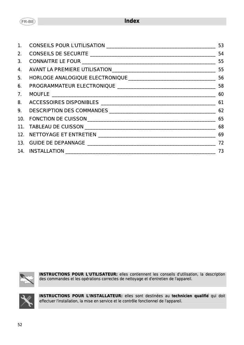 Image de la première page du manuel de l'appareil DO10PSS-5