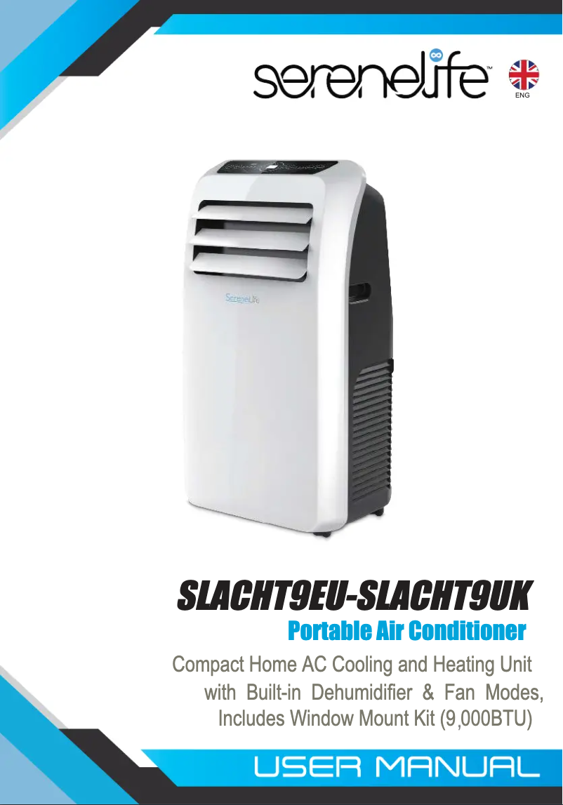 Page n°1 - Manuel utilisateur SereneLife SLACHT9