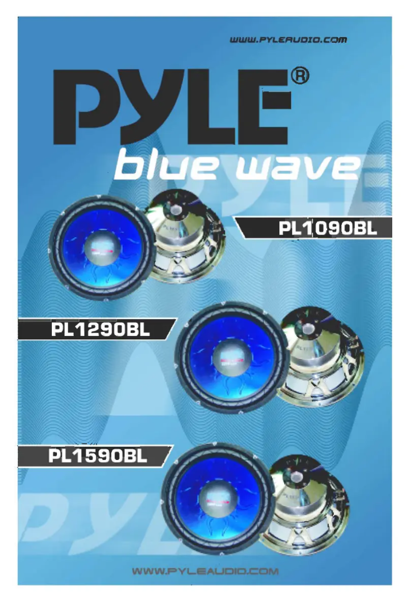 Page n°1 - Manuel utilisateur Pyle PL1290BL