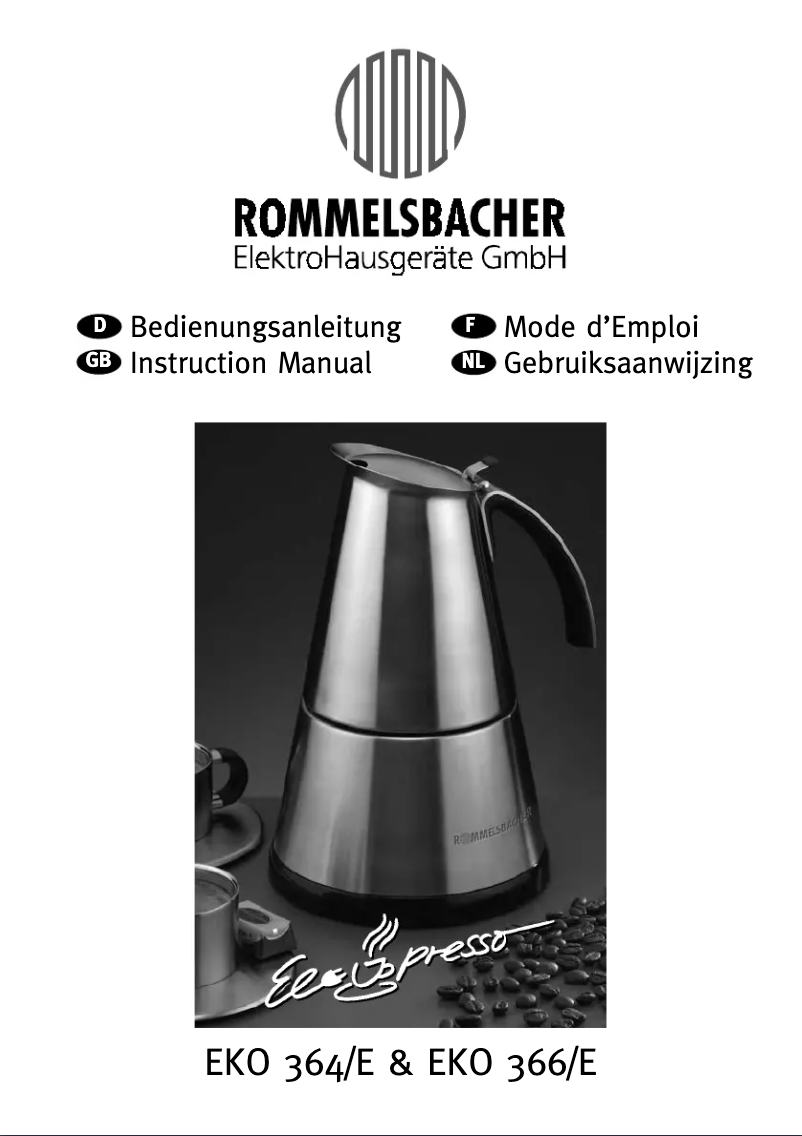 Imagen de la primera página del manual del dispositivo EKO 366