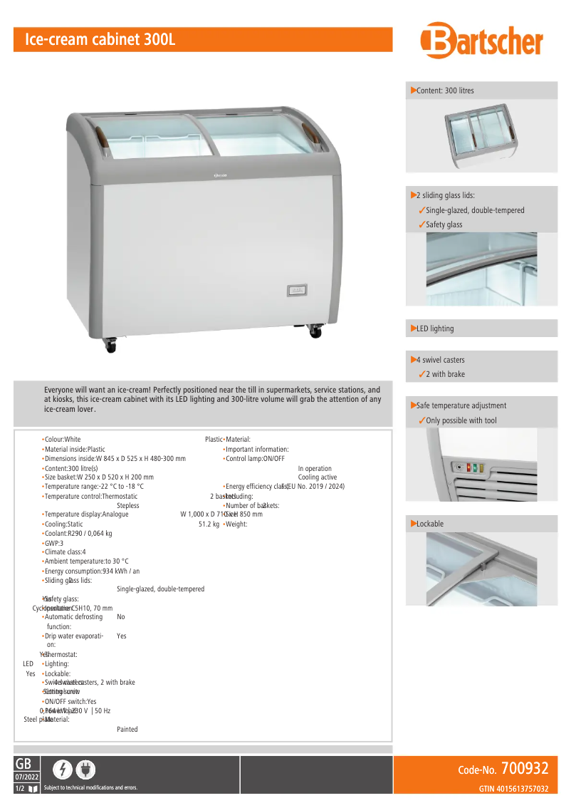 Image de la première page du manuel de l'appareil 700932