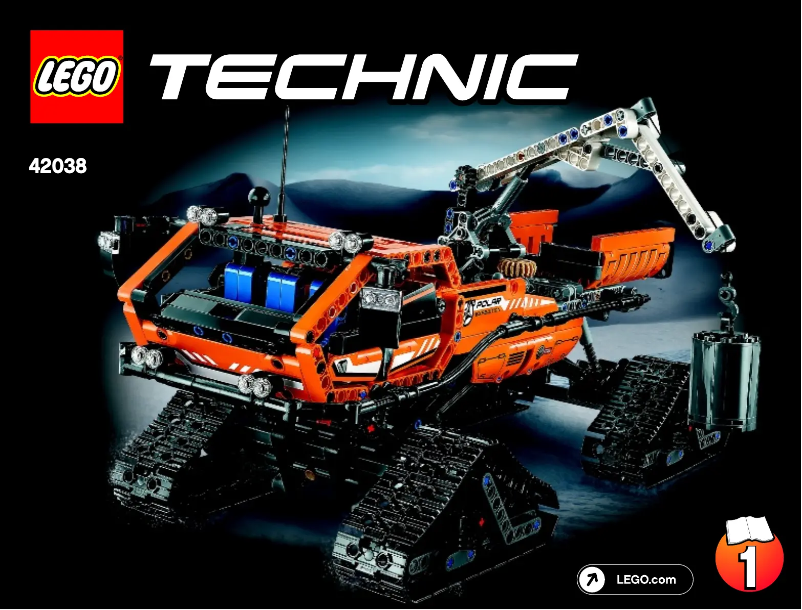 Page n°1 - Manuel utilisateur Lego Technic 42038