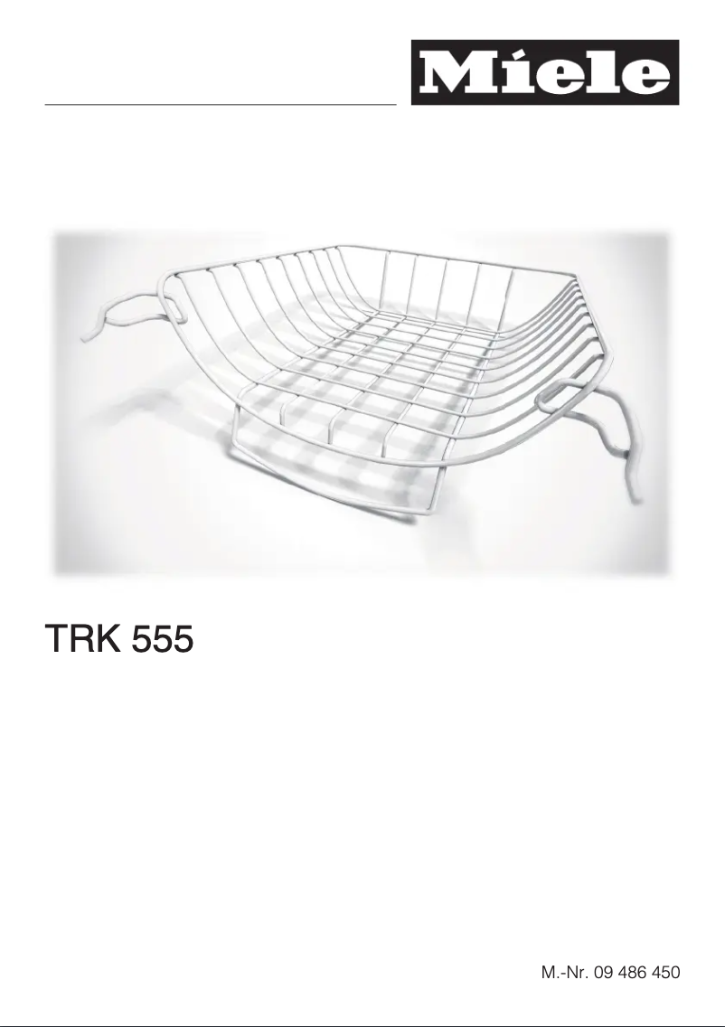 Página 1 del manual Manual de instrucciones Miele TRK555