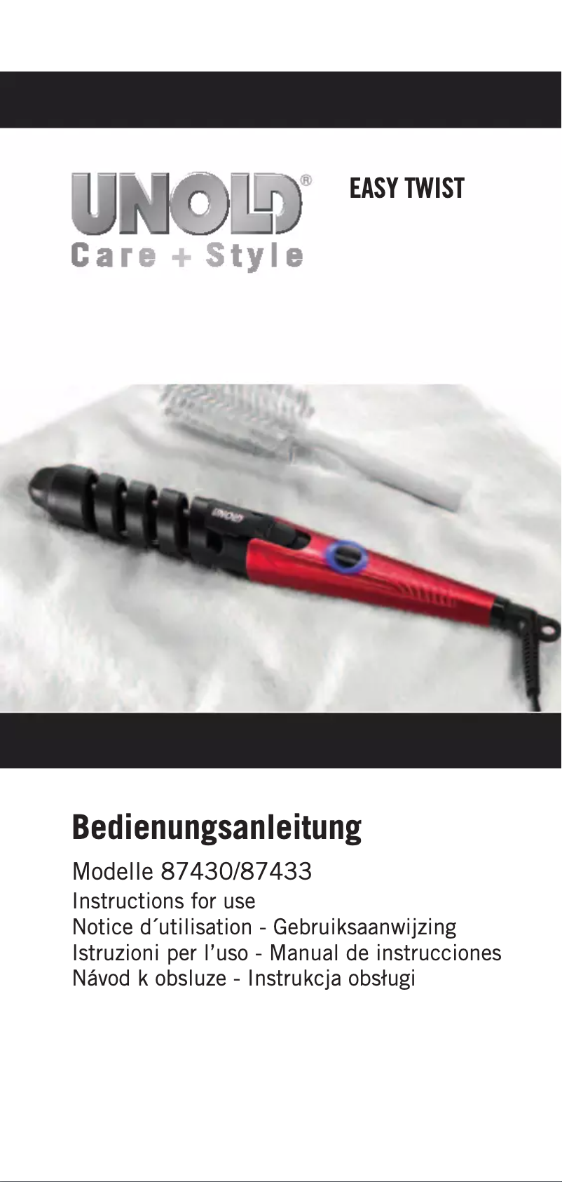 Page n°1 - Manuel utilisateur Unold Easy Twist 87433