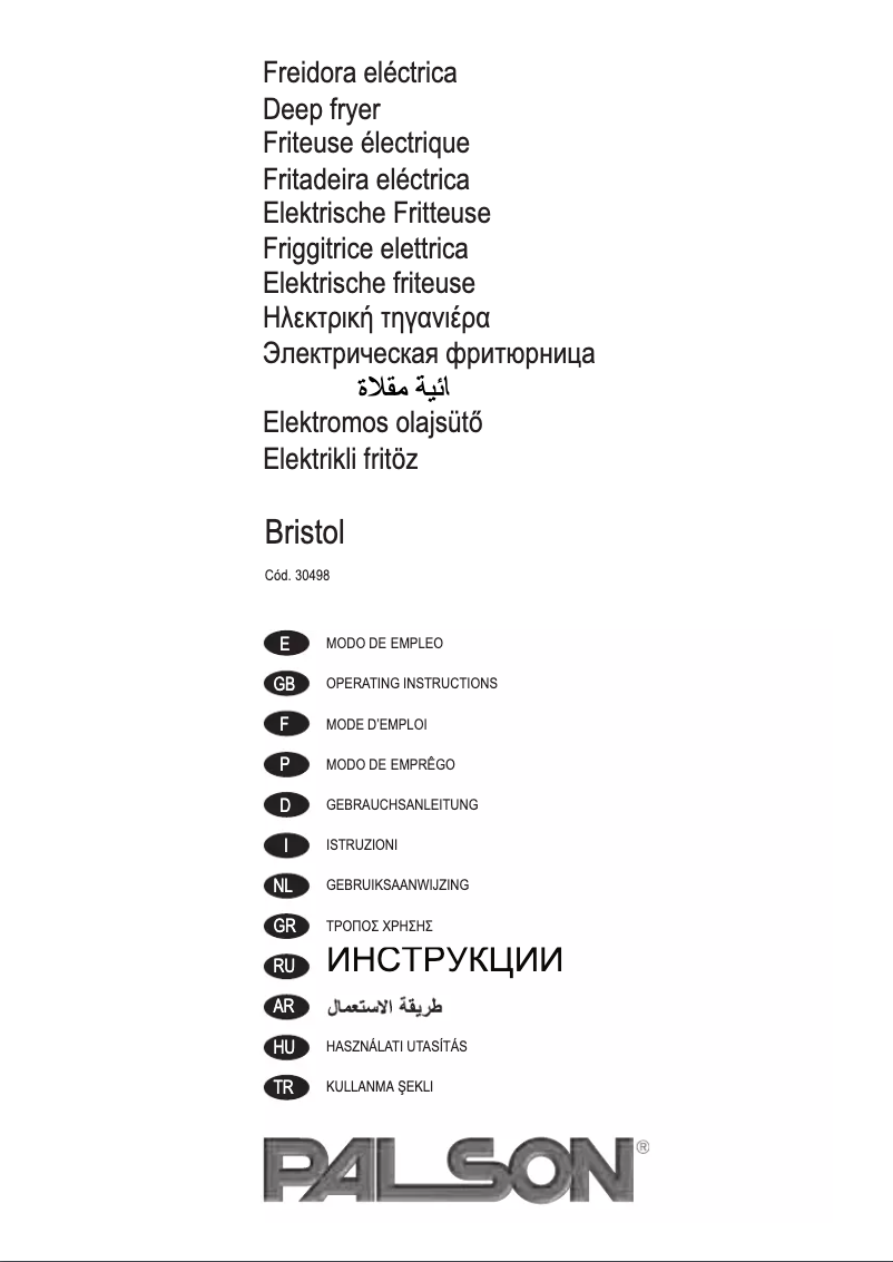 Imagen de la primera página del manual del dispositivo Bristol