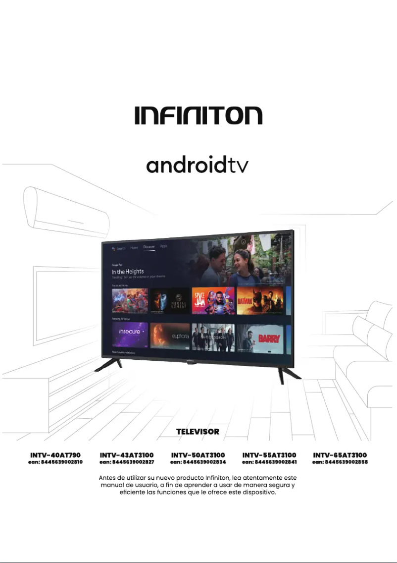 Page n°1 - Manuel utilisateur Infiniton INTV-43AT3100