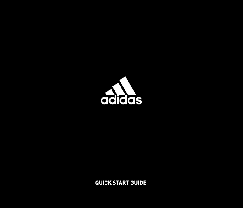 Page 1 de la notice Manuel utilisateur Adidas RPT-01