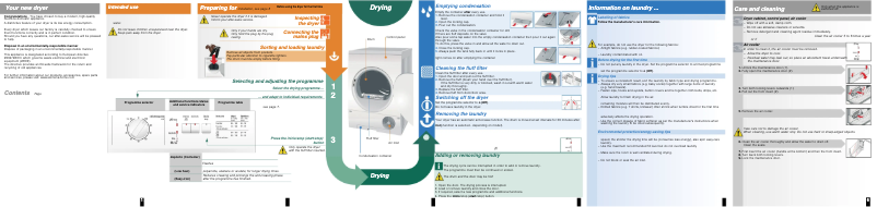 Page 1 de la notice Manuel utilisateur Siemens WT44C000EE