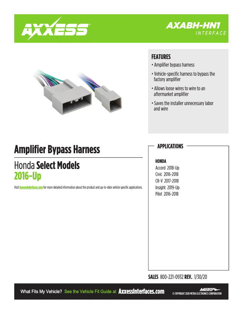 Imagen de la primera página del manual del dispositivo AXABH-HN1