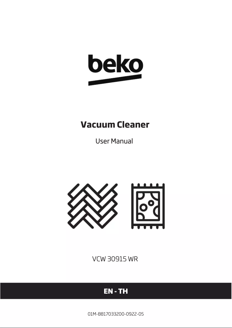 Image de la première page du manuel de l'appareil VCW 30915 WR