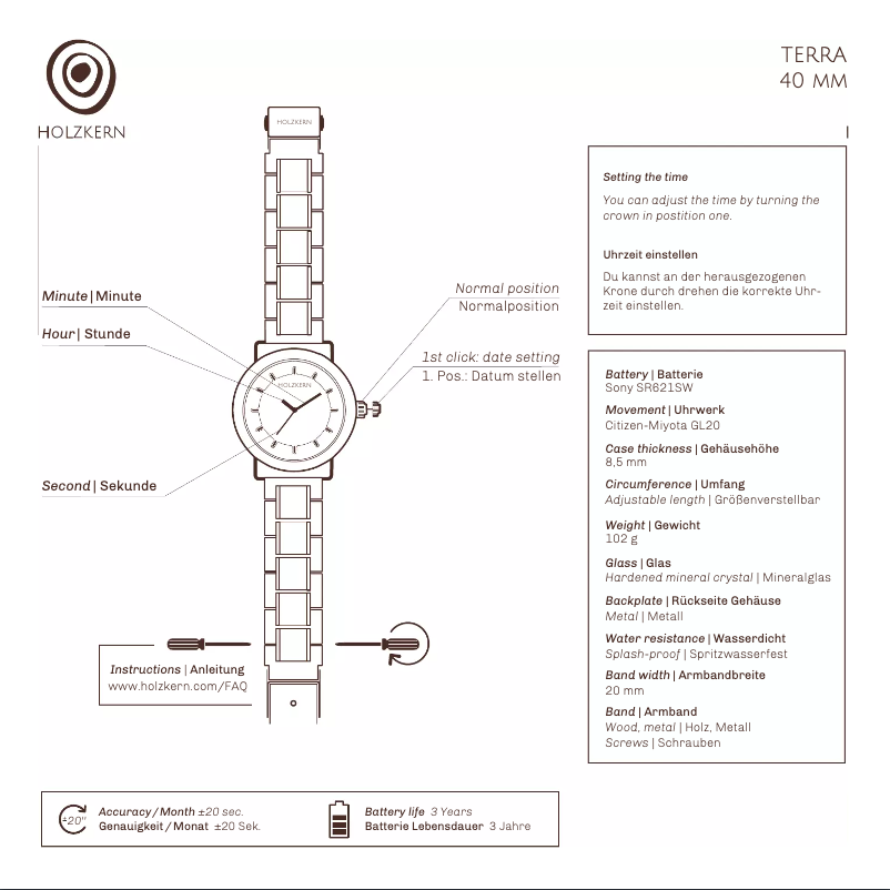 Image de la première page du manuel de l'appareil Altamira