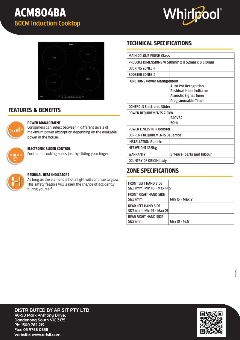 Image de la première page du manuel de l'appareil ACM804/BA