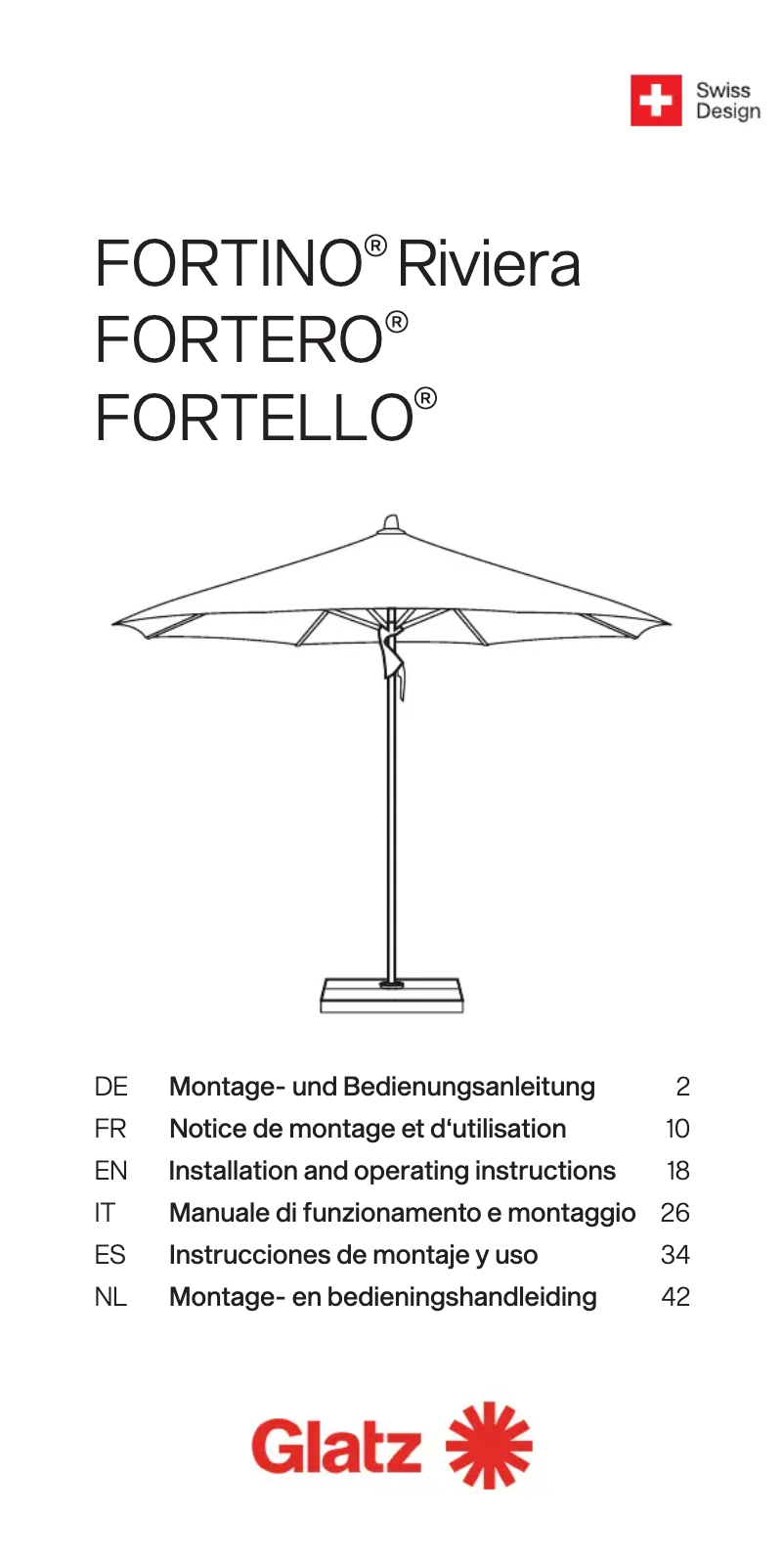 Página 1 del manual Manual de usuario Glatz Fortero