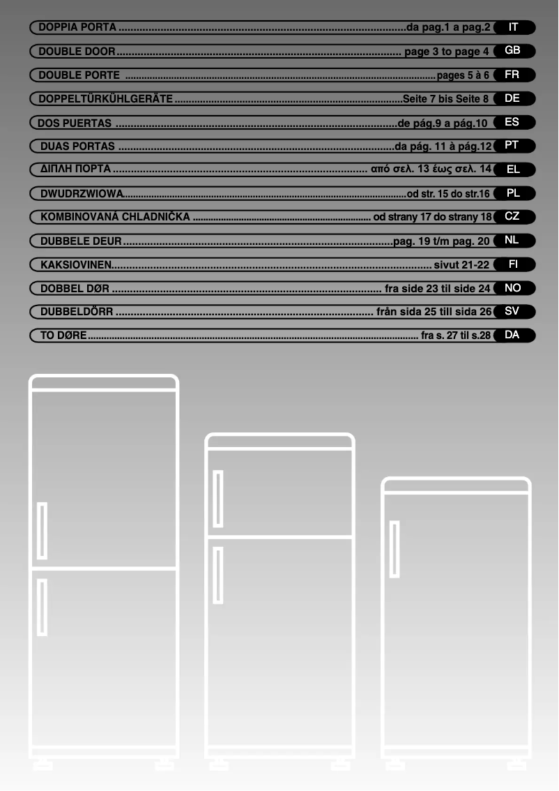 Page 1 de la notice Manuel utilisateur Hoover HDP 3454