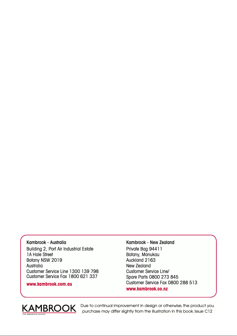 Image de la première page du manuel de l'appareil KFA624