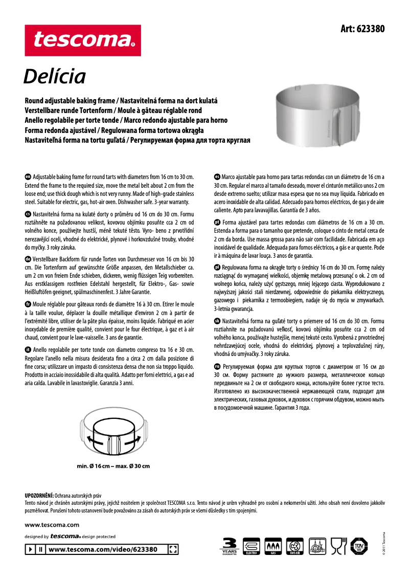 Image de la première page du manuel de l'appareil 623380