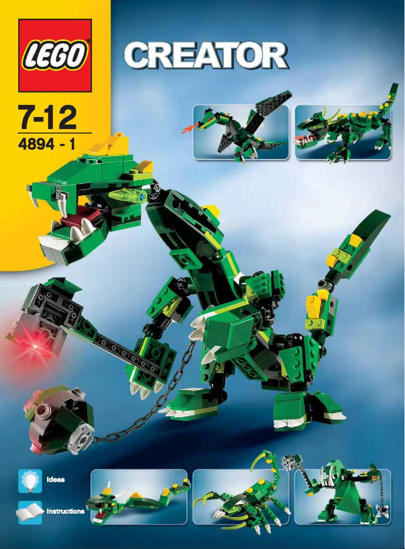 Page 1 de la notice Manuel utilisateur Lego Mythical Creatures