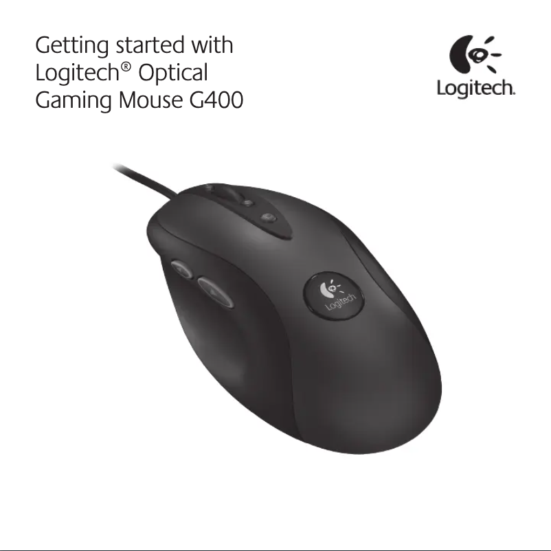 Page 1 of the manual User Manual Logitech Optical Gaming G400