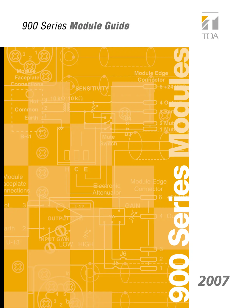 Page n°1 - Manuel utilisateur TOA U-01S