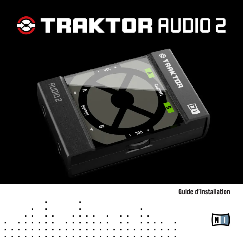 Image de la première page du manuel de l'appareil Traktor Audio 2