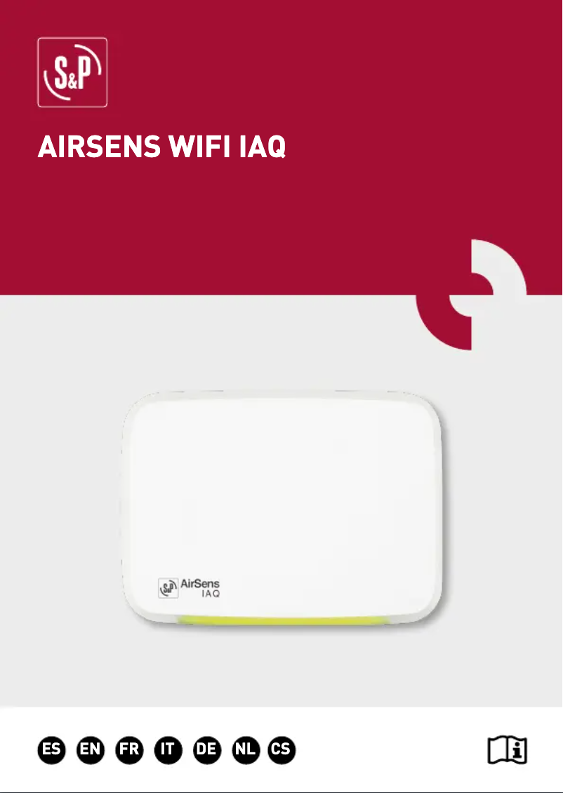 Page n°1 - Manuel utilisateur Soler & Palau AirSens CO2