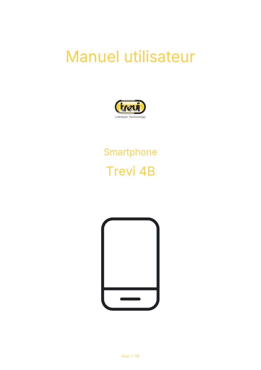 Image de la première page du manuel de l'appareil 4B