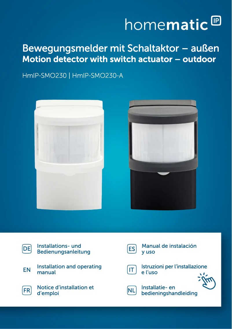Page n°1 - Manuel utilisateur Homematic IP HmIP-SMO230
