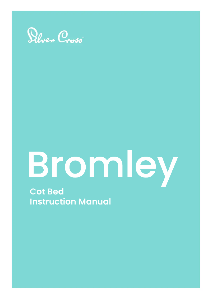 Page 1 de la notice Manuel utilisateur Silver Cross Bromley Cot Bed