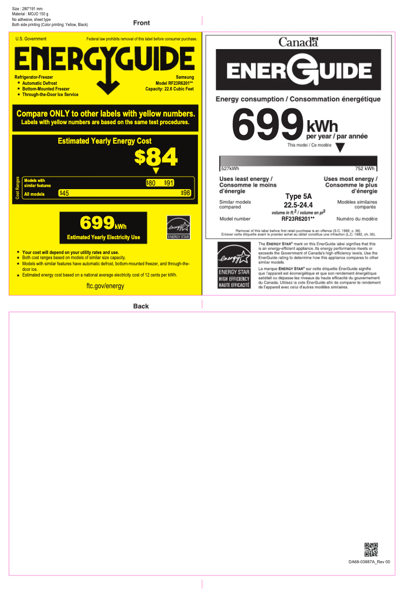 Image de la première page du manuel de l'appareil RF23R6201SG/AA