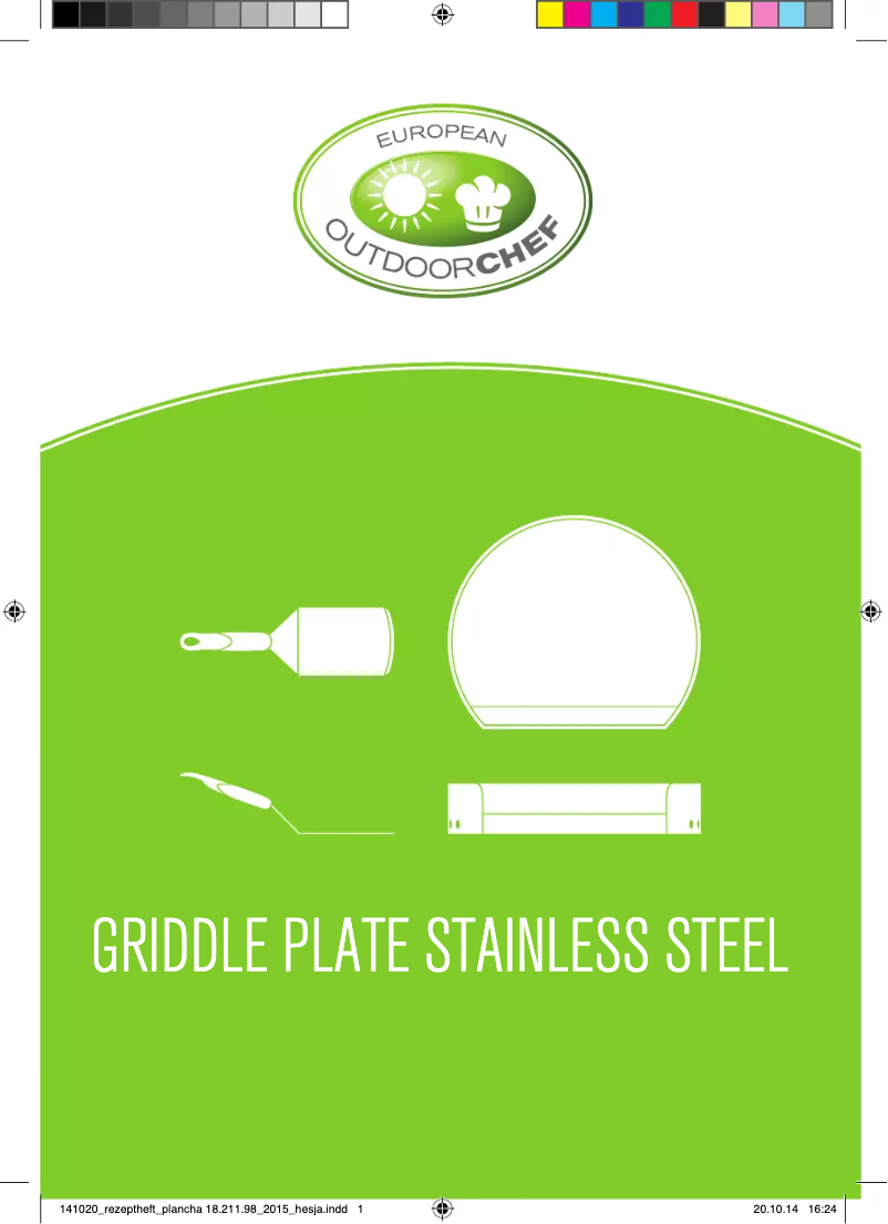 Page 1 of the manual User Manual Outdoorchef Griddle Plate