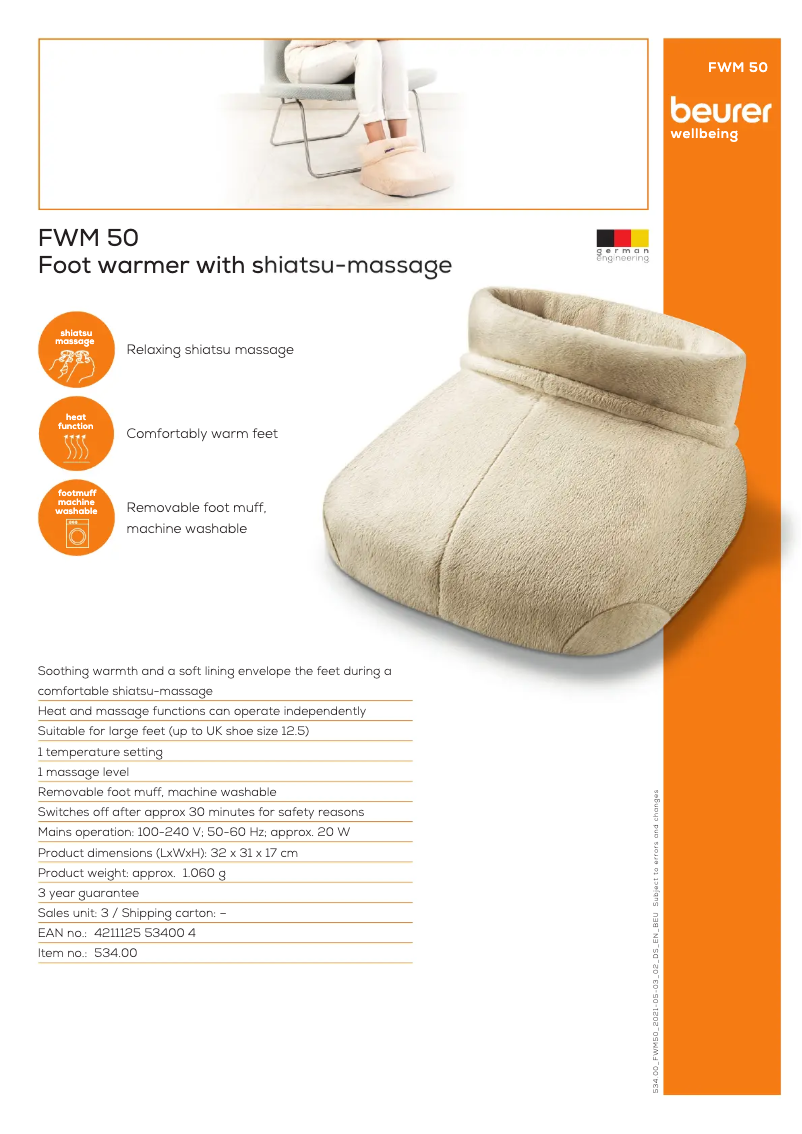 Image de la première page du manuel de l'appareil FWM 50