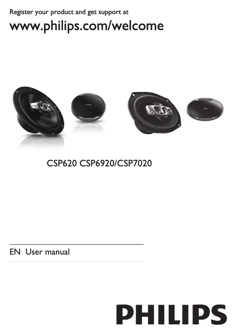 Image de la première page du manuel de l'appareil CSP7020