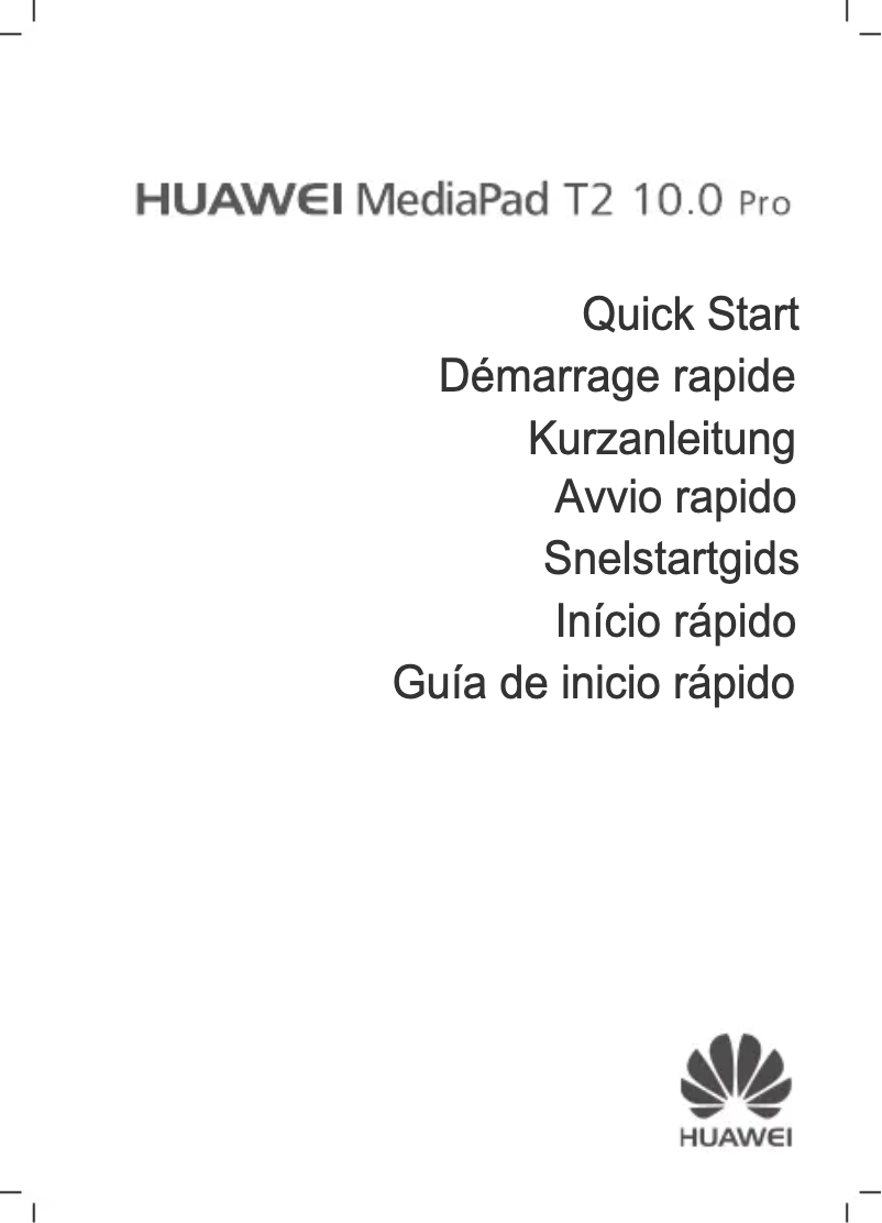 Page 1 de la notice Manuel utilisateur Huawei MediaPad T2 7.0