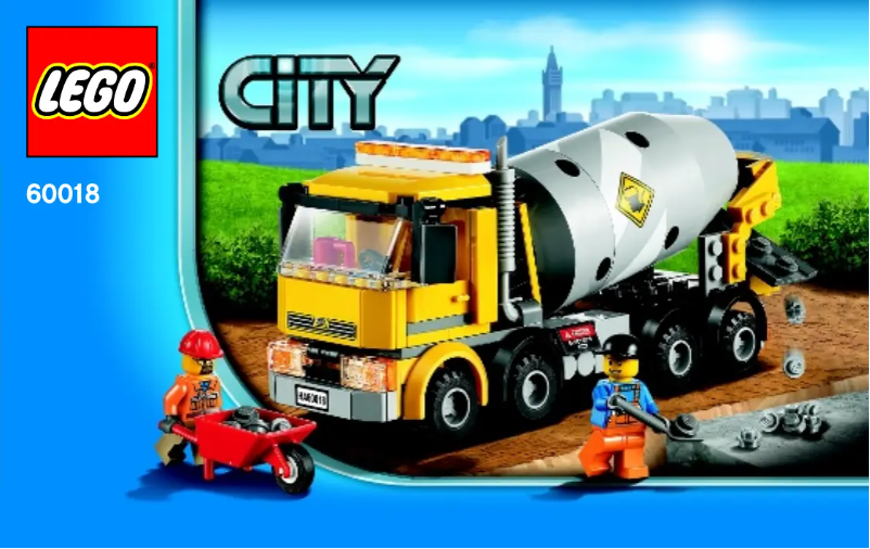 Page 1 de la notice Manuel utilisateur Lego City 60018