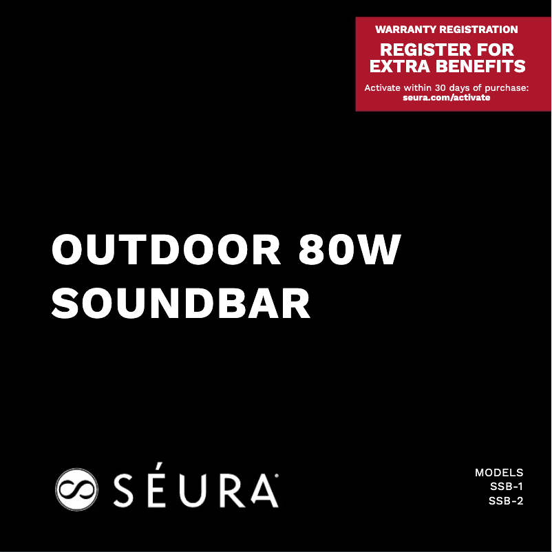 Image de la première page du manuel de l'appareil SSB-1