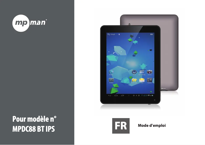 Page n°1 - Manuel utilisateur Mpman MPDC88 BT IPS