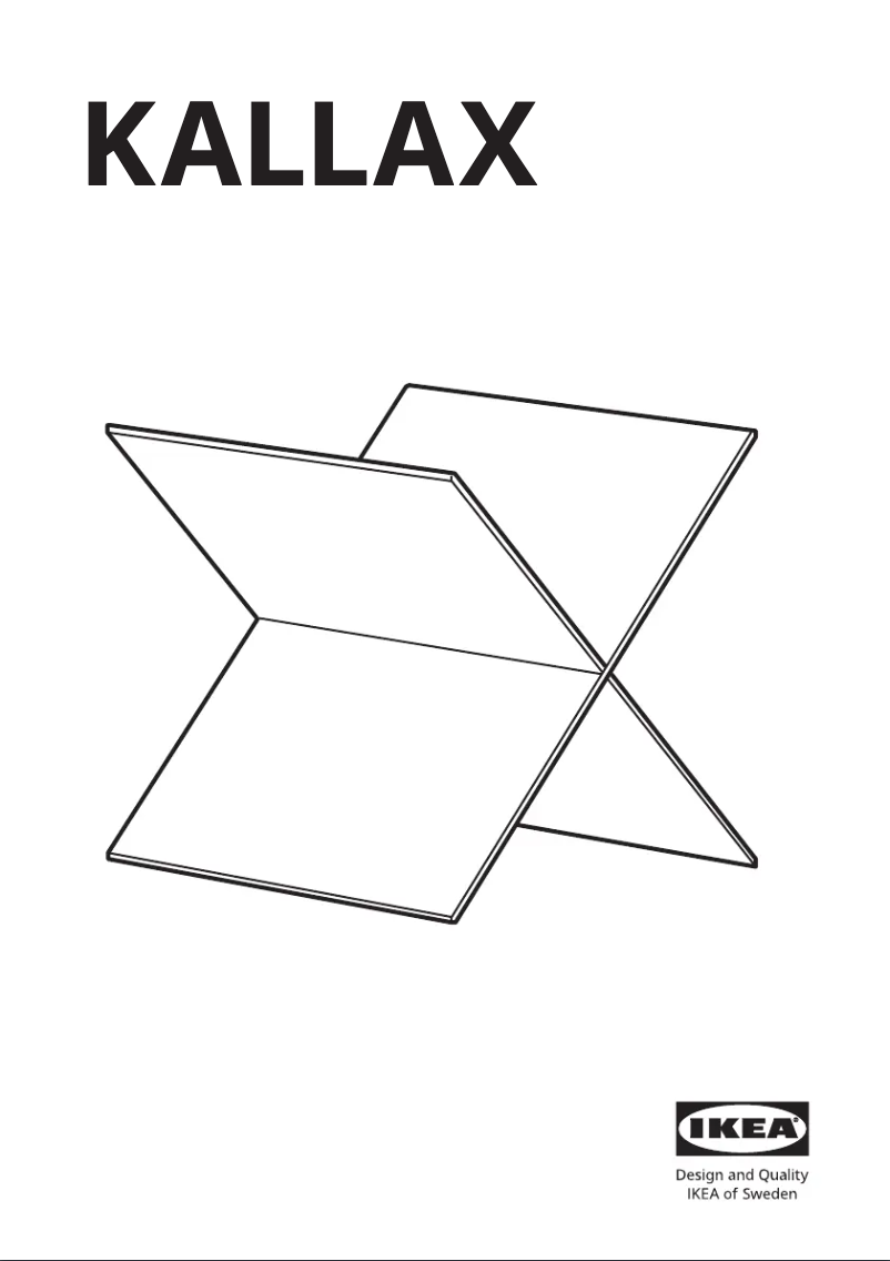 Imagen de la primera página del manual del dispositivo KALLAX 904.956.95