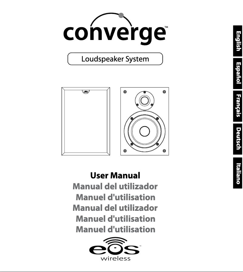 Page 1 de la notice Manuel utilisateur Eos Converge