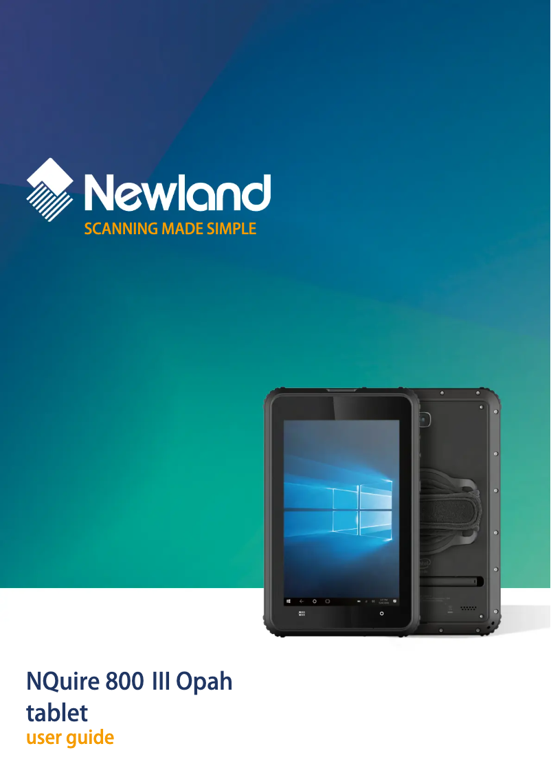 Página 1 del manual Manual de usuario Newland NQuire 800 III Opah