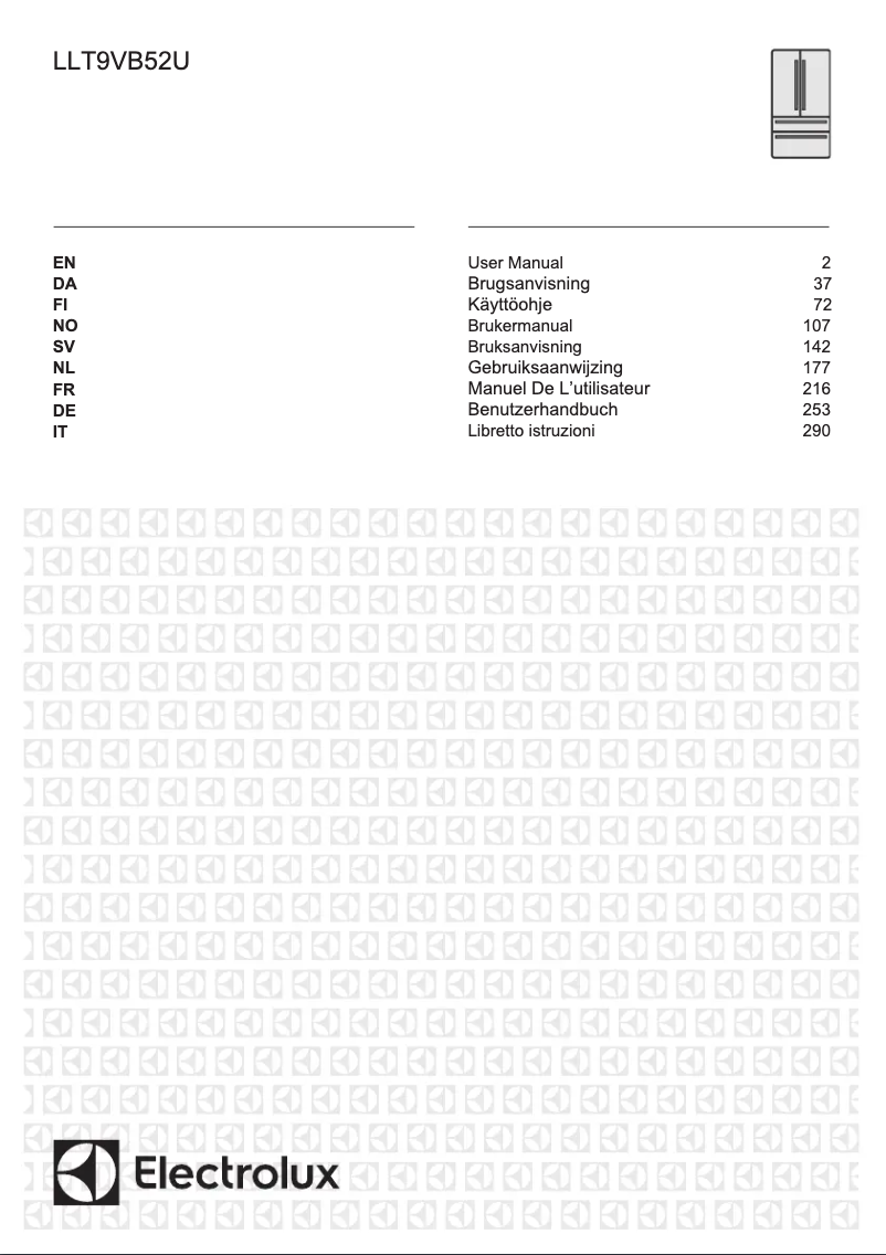 Page 1 de la notice Manuel utilisateur Electrolux LLT9VB52U