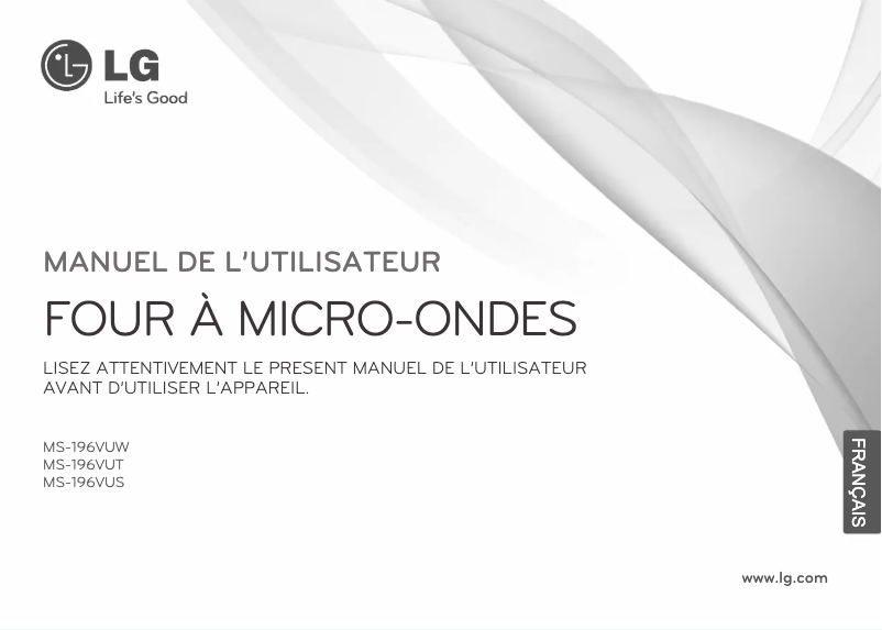 Image de la première page du manuel de l'appareil MS-196VU