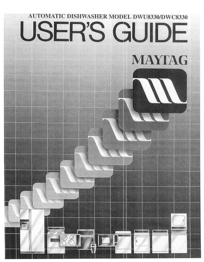 Page n°1 - Manuel utilisateur Maytag DWC8330