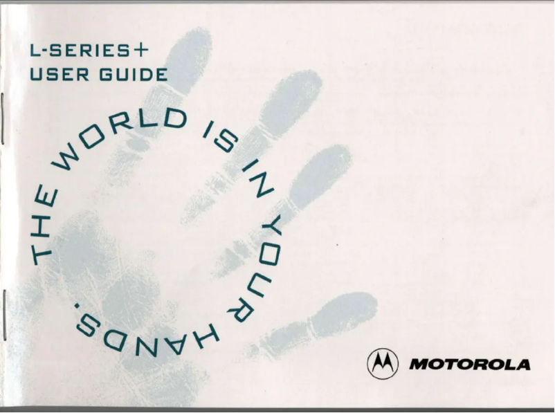 Page 1 de la notice Manuel utilisateur Motorola L7389