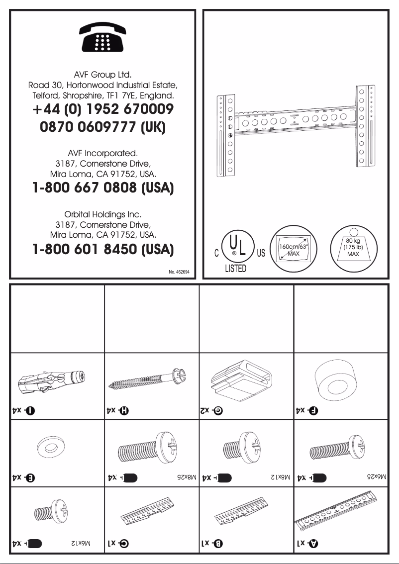 Page 1 de la notice Manuel utilisateur AVF EL800B-A