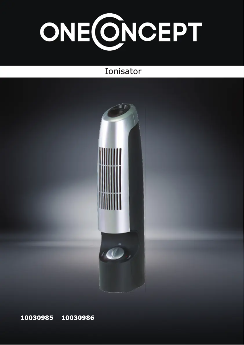 Página 1 del manual Manual de usuario OneConcept St. Oberholz 2G