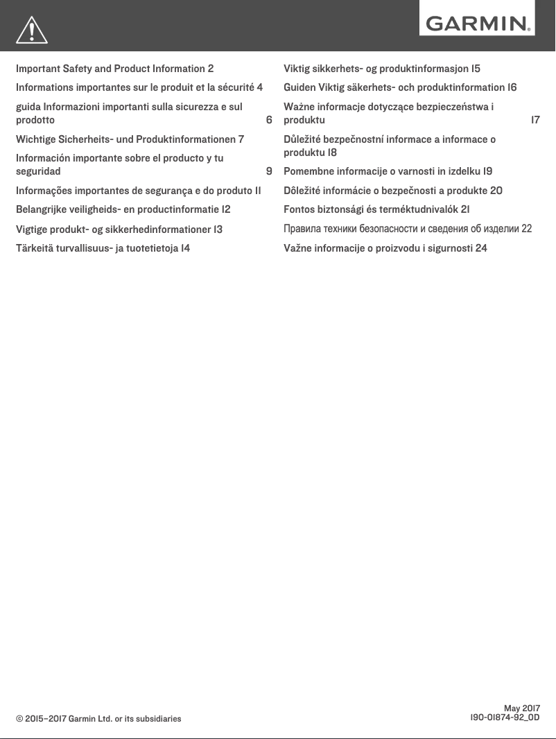 Page n°1 - Manuel utilisateur Garmin dēzlCam LMT