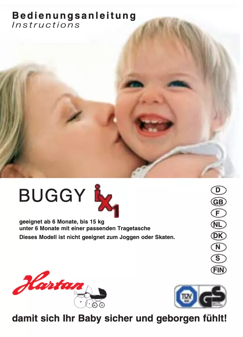 Page 1 de la notice Manuel utilisateur Hartan iX1