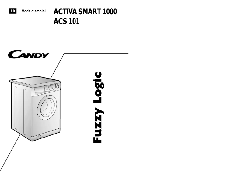 Page 1 de la notice Manuel utilisateur Candy LB ACS101 FR