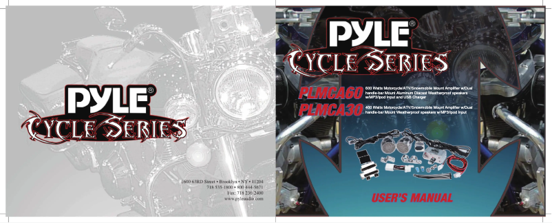 Page n°1 - Manuel utilisateur Pyle PLMCA60