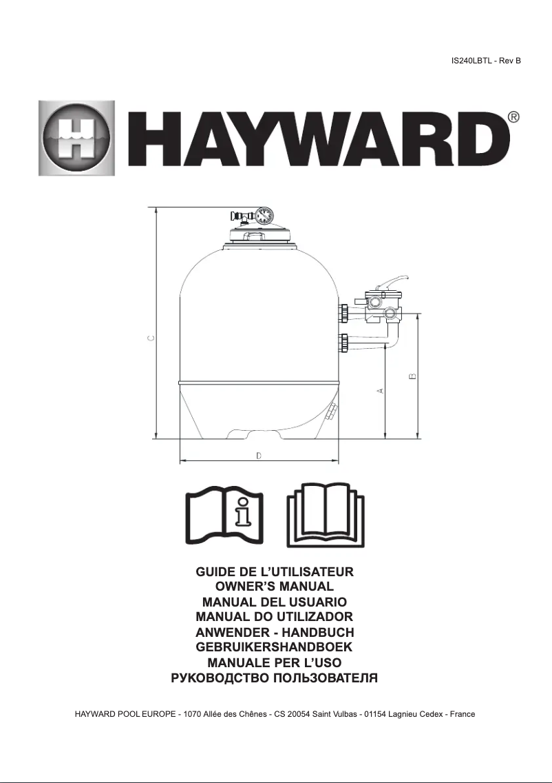 Page 1 de la notice Manuel utilisateur Hayward S310SLBTL